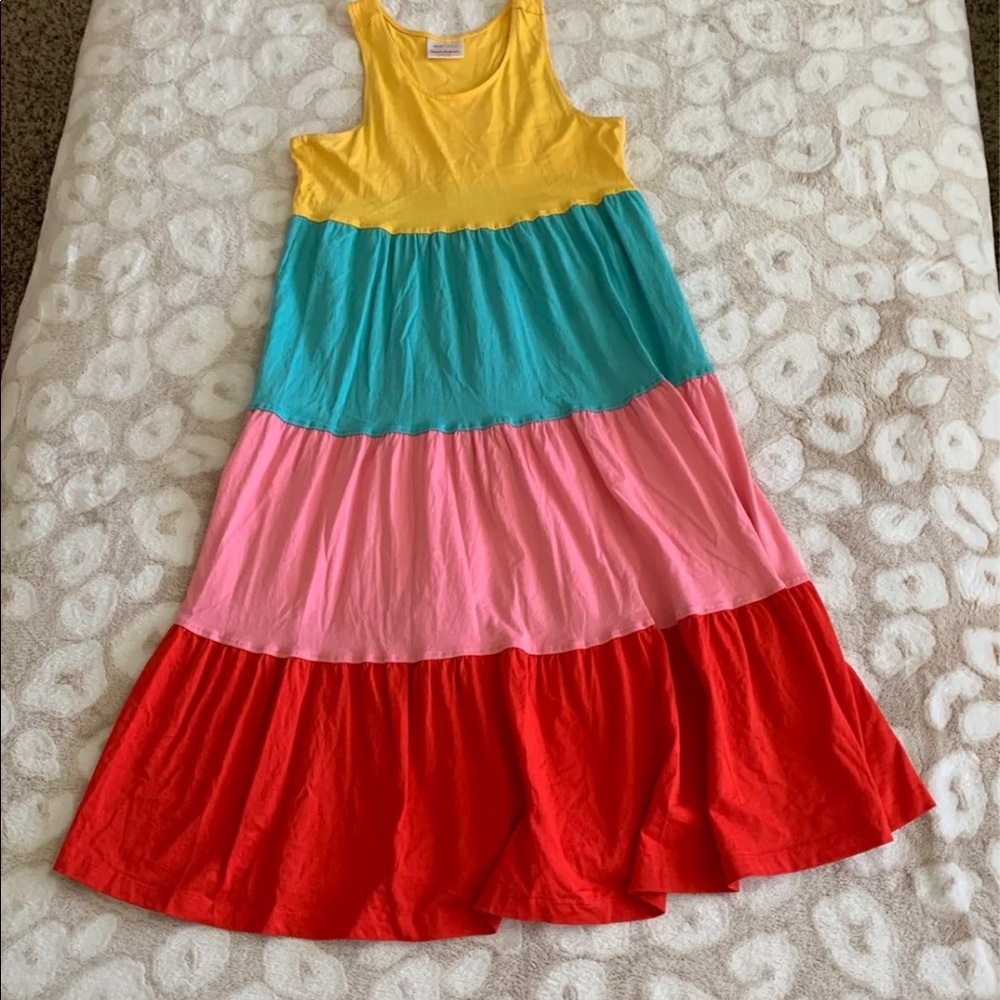 Hanna Anderson girls’ 14/16 tiered dress